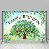 Allenjoy Family Reunion Green Eucalyptus Leaves Backdrop