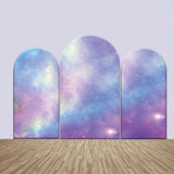 Allenjoy Fantasy Galaxy Simple Arch Backdrop Kit Birthday