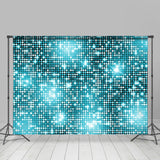 Allenjoy Fashionable Blue Sequin Glitter Party Backdrop