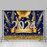 Allenjoy Felicitaciones A Lot Gold Graduation Party Backdrop