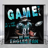 Allenjoy Football Eagles Fan Game Week Personalized Backdrop