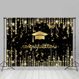 Allenjoy Glitter Ribbion Star Congratulations Class 2022 Backdrop