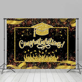 Allenjoy Glitter Ribbon Class Of 2023 Graduation Backdrop