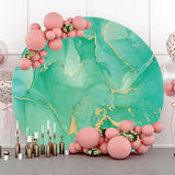 Allenjoy Gold Gilt Green Abstract Marble Texture Backdrop