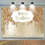 Allenjoy Gold Glitter Diamond Backdrop Birthday Party