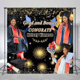 Allenjoy Grad And Boujee Custom Photo Congrats Backdrop