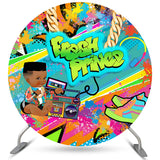 Allenjoy Graffiti Fresh Prince Round Baby Shower Backdrop