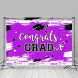 Allenjoy Graffiti Simple Congrats Grad Celebration Backdrop