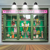 Allenjoy Green Candy Land Shop Honeydukes Birthday Backdrop