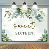 Allenjoy Green Sweet Sixteen 16Th Birthday Photo Background