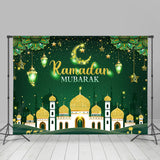 Allenjoy Green Traditional Indian Ramadan Mubarak Backdrop