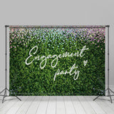 Allenjoy Greenery Spring Diamonds Engagement Party Backdrop