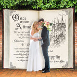 Allenjoy Happily Ever After Enchanted Custom Wedding Backdrop