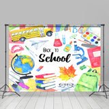 Allenjoy Happy Back To School Backfrop For School Students