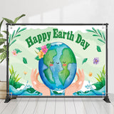 Allenjoy Happy Earth Day Save Planet Green Party Backdrop