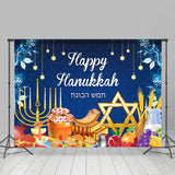 Allenjoy Happy Hanukkah Backdrop Festival Holiday Party