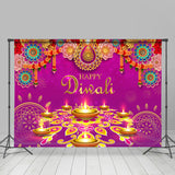 Allenjoy Happy Indian Diwali Backdrop Banner Decorations