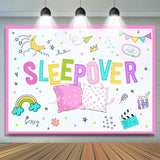 Allenjoy Happy Sleep Over Night Cute And Relaxed Party Backdrop