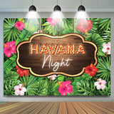 Allenjoy Havana Night Theme Floral And Forest Party Backdrop