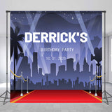 Allenjoy Hollywood Red Carpet Custom Birthday Party Backdrop