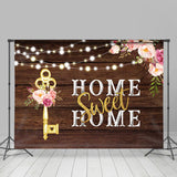 Allenjoy Home Sweet Home Housewarming Bridal Shower Backdrop