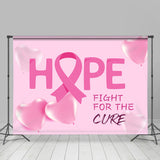 Allenjoy Hope Fight Cure Breast Cancer Awareness Backdrop