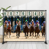 Allenjoy Horse Racing Course Kentucky Derby Party Backdrop