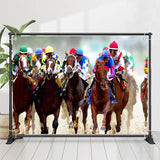 Allenjoy Horse Racing Live Kentucky Derby Party Backdrop