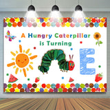 Allenjoy Hungry Caterpillar Is Turning One Birthday Backdrop