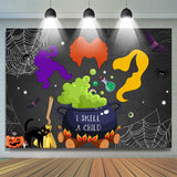 Allenjoy I Smell Children Witches Magic Backdrop For Baby Shower