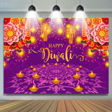 Allenjoy India Light Festival Happy Diwali Party Backdrop Photo Banner