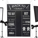 Allenjoy Inspiring Blackboard Graffiti Back To School Backdrop