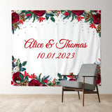 Allenjoy Its The Season For Love Floral Bridal Shower Backdrop