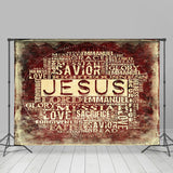 Allenjoy Jesus Christ Religious Word Photo Christmas Backdrop