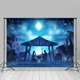 Allenjoy Jesus Moon Night Bokeh Christmas Holiday Backdrop