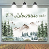 Allenjoy Jungle Let The Adventure Begin Baby Shower Backdrop