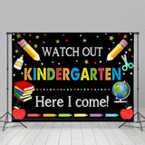 Allenjoy Kindergarten Blackboard Back To School Backdrop