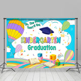 Allenjoy Kindergarten Hot Air Balloon Kid Graduation Backdrop