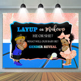 Allenjoy Layup Or Makeup Gender Revel Backdrop For Baby Shower