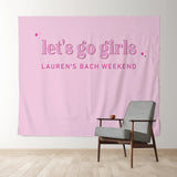 Allenjoy Lets Go Girls Bachelorette Weekend Custom Backdrop