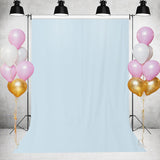 Allenjoy Light Blue Solid Simple Party Backdrop For Photo