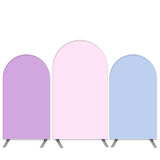 Allenjoy Light Pink Theme Blue Birthday Party Arch Backdrop Kit