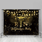 Allenjoy Lighting Bokeh Nurse Graduation Party Backdrop