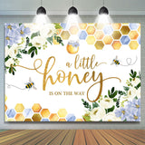 Allenjoy Little Honey Bee Is On The Way Baby Shower Backdrop