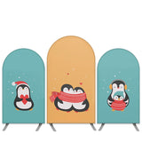 Allenjoy Little Penguin Themebirthday Arch Backdrop Kit