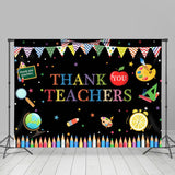 Allenjoy Little Stationeries Black Backdrop Thank You Teachers