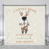 Allenjoy Lovely Deer Cloth Custom Christmas Baby Shower Backdrop