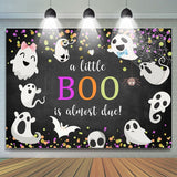 Allenjoy Lovely Ghosts Halloween Themed Baby Shower Backdrop