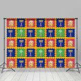 Allenjoy Marigold Kolam Indian Traditional Festival Backdrop