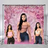 Allenjoy Money Diamonds Pink Girls Custom Birthday Backdrop